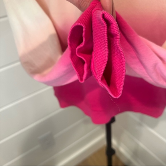Marine Layer Ombre Pink and Cream Sweatshirt/Longsleeve. Size: Small Ladies - Picture 5 of 11
